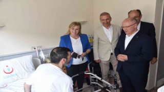 Başkan Gürkandan anlamlı ziyaret