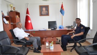 Başkan Kaplan Jandarma Komutanlığını ziyaret etti