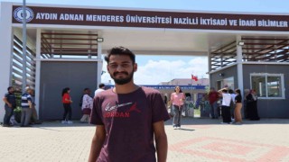 Başkan Özcanın sınava yetişmesini sağladığı öğrenciden teşekkür