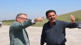 Başkan Özdoğan Erciyes yolunda inceleme yaptı.