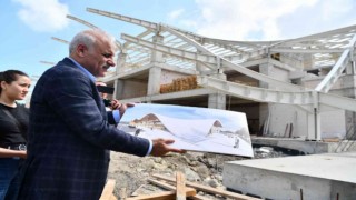 Başkan Zorluoğlu yapılan çalışmaları basın mensupları ile yerinde inceledi