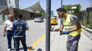 Başkentte izinsiz asılan afişlere geçit yok