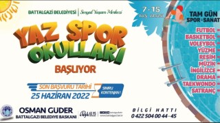 Battalgazide çocuklara özel yaz spor okulu