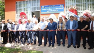Battalgazide muhtar evi hizmete girdi