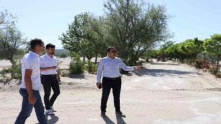 Bedre Plajı yaz sezonu için hazırlanıyor