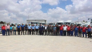 Belediye araç filosuna 25 araç daha katıldı