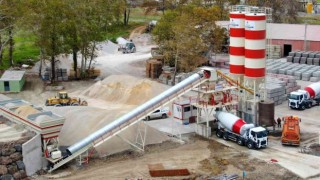 Beton santralleri altyapı çalışmalarına hız kattı