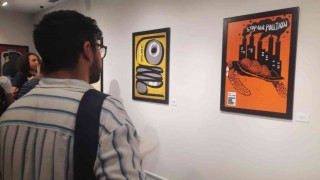 Beyoğlu Belediye Başkanı Haydar Ali Yıldız, “Posterist” sergisinin açılışına katıldı