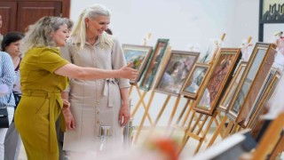 Bilecikte Kağıt Rölyef Sergisindeki eserler büyük beğeni topladı