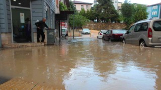 Bilecikte sağanak yağış etkili oldu