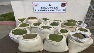 Bingölde 407 kilo esrar ele geçirildi