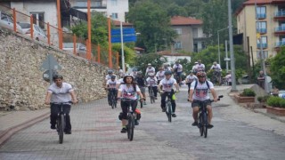 Bisiklet turu Kavaklıderede şehir turu ile başladı