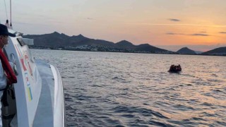 Bodrumda 16 düzensiz göçmen kurtarıldı, 14ü yakalandı