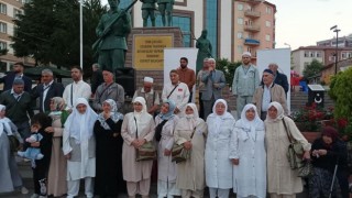 Bozüyükte hacı adayları kutsal topraklara uğurlandı