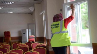 Bozüyükte mahalle konaklarında temizlik