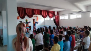 Bünyanda meslek lisesi öğrencileri, köy okullarında etkinlik düzenledi