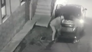 Bursada bir garip mazgal hırsızlığı kamerada