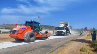 Büyükşehir Bodrumda yol çalışmalarını sürdürüyor