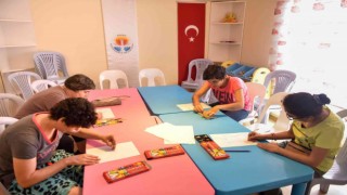 Büyükşehir Engelli Çocuk Mola Evinde yaz atölyeleri başladı