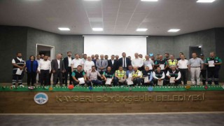 Büyükşehir personeline Orman Yetiştirme ve Bakım sertifikası