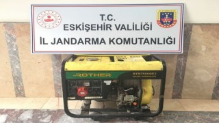 Çaldığı jeneratörü internetten satmak isteyen kişi yakalandı