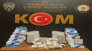Çanakkalede kaçak sigara operasyonu