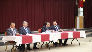 Çankırı Valisi Ayaz, muhtarlarla bir araya geldi, sel riskine karşı uyardı