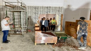 Çarşamba Halk Kütüphanesi çalışmaları devam ediyor