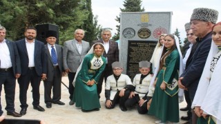 Çerkez Osmanlı komutanının yenilenen mezarı ve kaidesi ziyarete açıldı