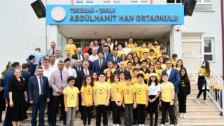 Çevre Dostu 1000 Okul Projesinin açılışı yapıldı