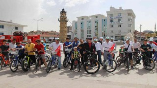 Çevre dostu bir yaşam için pedal çevirdiler
