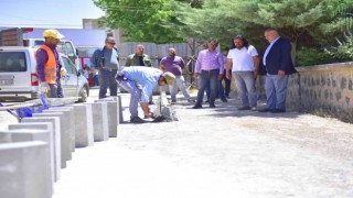 Ceylanpınarda 1 kilometrelik yürüyüş yolu çalışması