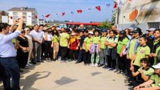 Çiftlikköyde öğrencilerden kompost tesisine yoğun ilgi
