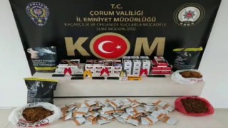 Çorum polisinden 3 ilde kaçak sigara operasyonu