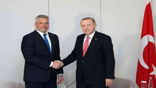 Cumhurbaşkanı Erdoğan, Avusturya Başbakanı Nehammer ile bir araya geldi