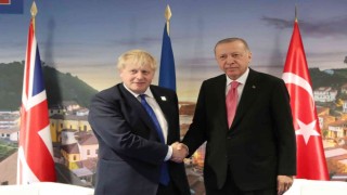 Cumhurbaşkanı Erdoğan, İngiltere Başbakanı Johnson ile görüştü