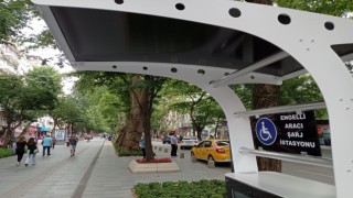Cumhuriyet Bulvarına engelli şarj istasyonu