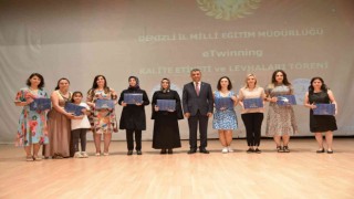 Denizlide 473 eTwinning sertifikası törenle verildi