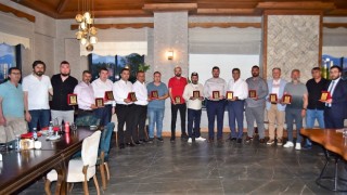 Denizlispora destek veren yöneticiler onurlandırıldı