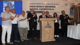 Depremzedeler için Halk Konut modelinde imzalar atıldı
