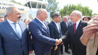 Didim Belediye Başkanı Atabay, CHP Genel Başkanı Kılıçdaroğlunu karşıladı