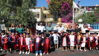 Didim Belediyesi Kreşinin öğrencileri karnelerini aldı