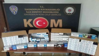Dörtyol ve Payasta kaçak makaron operasyonu