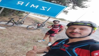 Dünya Bisiklet Günü için 1 günde 416 kilometre pedal çevirerek Eskişehirden İzmire ulaştılar