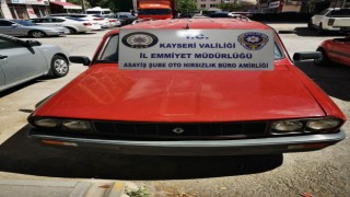 Düz kontakla çalınan aracı polis buldu