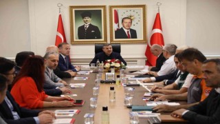 Düzcede etkili olması beklenen yağış için alınan tedbirler görüşüldü
