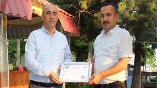Düziçi Kaymakamlığı Yazı İşleri’nde görevli Öner’e veda yemeği