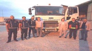 Emet Belediyesinden Marmaris yangınına araç ve ekip desteği