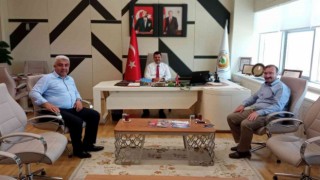 Emet ve Hisarcık belediye başkanlarından Müdür Dündara ziyaret