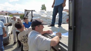 Erzincanda bal üreticilerine şeker dağıtımı sürüyor